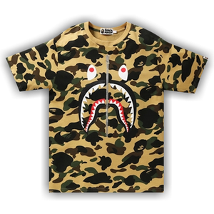 BAPE 1st Camo Shark Tee 'Yellow'