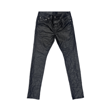 PURPLE BRAND Patent Film Denim 'Black'