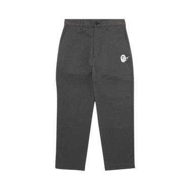 GOAT Exclusive BAPE Chino Melange Pants Charcoal