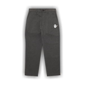 GOAT Exclusive BAPE Chino Melange Pants Charcoal