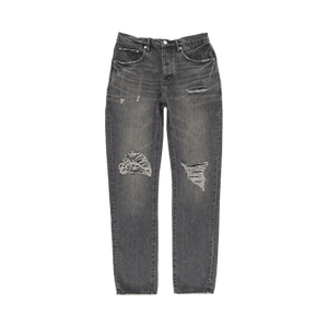 PURPLE BRAND P005 Straight 'Black Vintage Blowout'