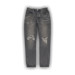 PURPLE BRAND P005 Straight 'Black Vintage Blowout'