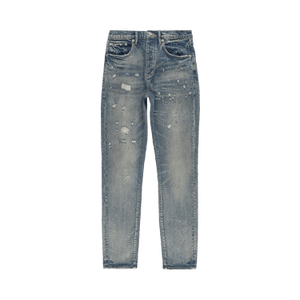 PURPLE BRAND P005 Straight 'Mid Indigo Vintage Laser'