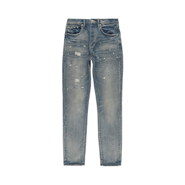 PURPLE BRAND P005 Straight 'Mid Indigo Vintage Laser'