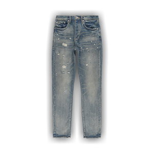 PURPLE BRAND P005 Straight 'Mid Indigo Vintage Laser'
