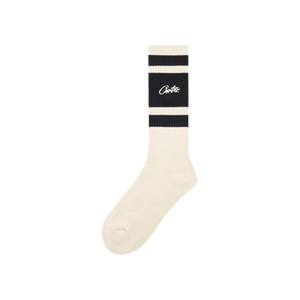 Corteiz Retro Socks 'Cream/Black'