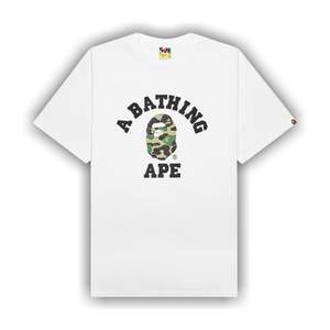 BAPE ABC Camo College 'White/Green'