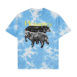 Pleasures Wet Dogs T-Shirt 'Blue Dye'