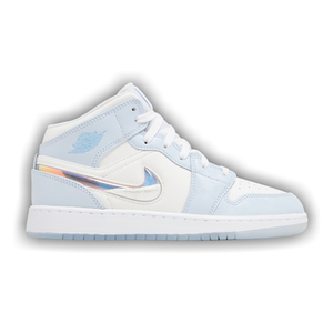 Air Jordan 1 Mid SE GS 'Glitter Swoosh'