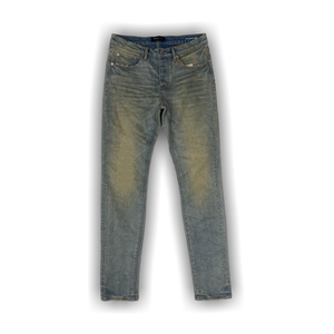 PURPLE BRAND Glitter Dirty Jeans 'Light Indigo'