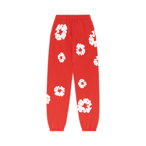 Denim Tears The Cotton Wreath Sweatpants 'Red'