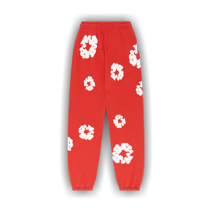 Denim Tears The Cotton Wreath Sweatpants 'Red'