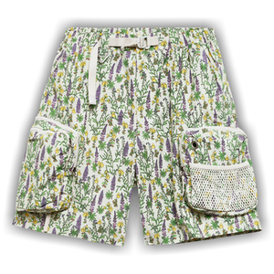 Nike ACG Snowgrass Floral Cargo Shorts 'Light Bone/Light Iron Ore/Summit White'