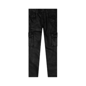 PURPLE BRAND Cargo Flare Pants 'Black Resin'
