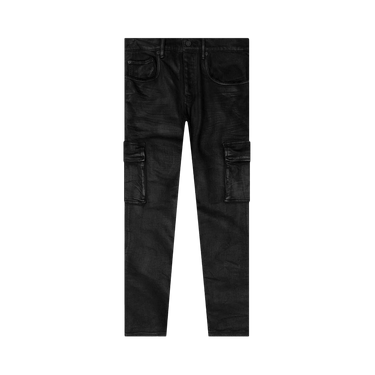 PURPLE BRAND Cargo Flare Pants 'Black Resin'