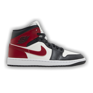 Wmns Air Jordan 1 Mid 'Black Toe'