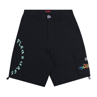 Pleasures Adventure Cargo Shorts 'Black'