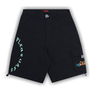 Pleasures Adventure Cargo Shorts 'Black'