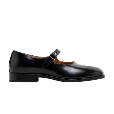 Maison Margiela Wmns Tabi Mary-Jane 'Black Polished Leather'