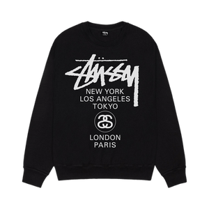 Stussy World Tour Crew 'Black'