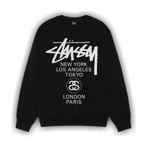Stussy World Tour Crew 'Black'