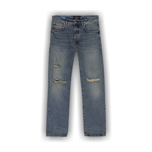 PURPLE BRAND Mid Rise Straight Jeans 'Mid Indigo'