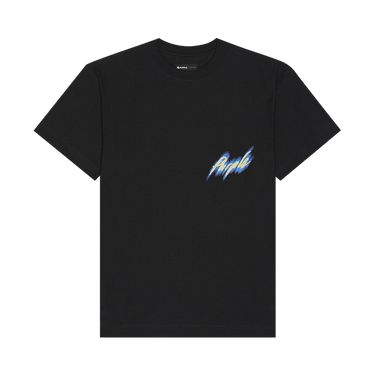 PURPLE BRAND Textured Jersey Short-Sleeve Tee 'Black'