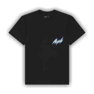PURPLE BRAND Textured Jersey Short-Sleeve Tee 'Black'