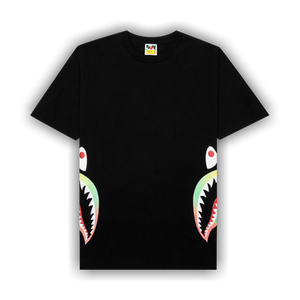 BAPE Gradation Side Shark Tee 'Black'