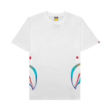 BAPE Gradation Side Shark Tee 'White'