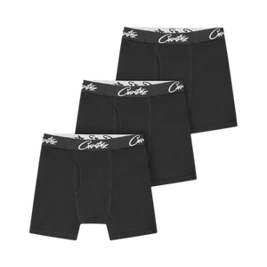 Corteiz Allstarz Boxers (3 Pack) 'Black'