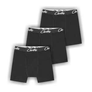 Corteiz Allstarz Boxers (3 Pack) 'Black'