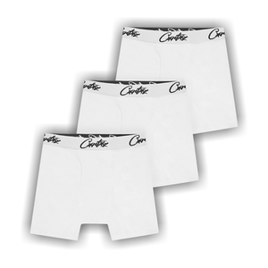 Corteiz Allstarz Boxers (3 Pack) 'White'
