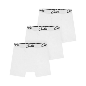 Corteiz Allstarz Boxers (3 Pack) 'White'