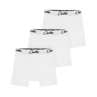 Corteiz Allstarz Boxers (3 Pack) 'White'