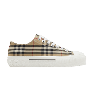 Burberry Check Cotton Sneakers 'Archive Beige'