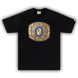 BAPE Foil Bape College Ring Tee 'Black'