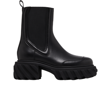 Off-White Wmns Tractor Motor Chelsea Boot 'Black'