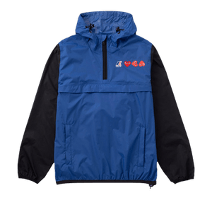 Comme des Garçons PLAY x K-Way Half Zip Hoodie 'Blue'