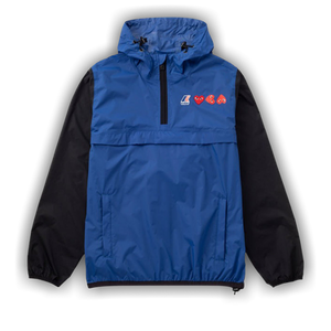 Comme des Garçons PLAY x K-Way Half Zip Hoodie 'Blue'