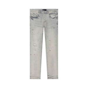 PURPLE BRAND Superlight Oil Repair Low Rise Skinny Jean 'Grey'
