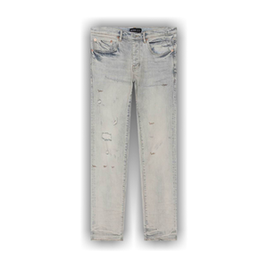 PURPLE BRAND Superlight Oil Repair Low Rise Skinny Jean 'Grey'