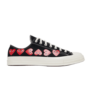 Comme des Garçons PLAY x Converse Chuck 70 Low 'Multi Heart - Black'