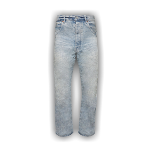PURPLE BRAND Worn Baggy Jeans 'Light Indigo'