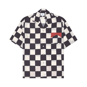 Rhude Checkered Shirt 'Ivory/Black/Red'