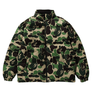 BAPE ABC Camo Reversible Down Jacket 'Green'