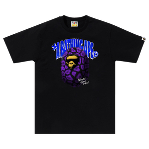 BAPE Fur Ape Head Tee 'Black'