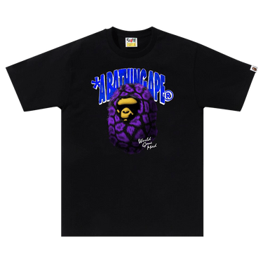 BAPE Fur Ape Head Tee 'Black'