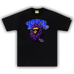 BAPE Fur Ape Head Tee 'Black'