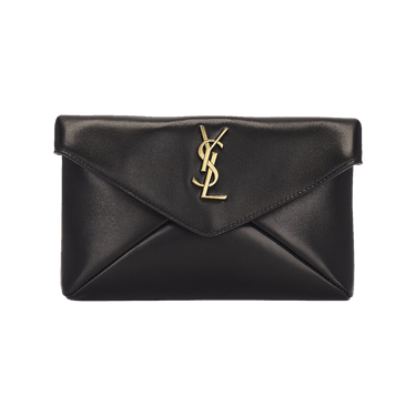 Saint Laurent Small Cassandre Envelope Pouch 'Black'